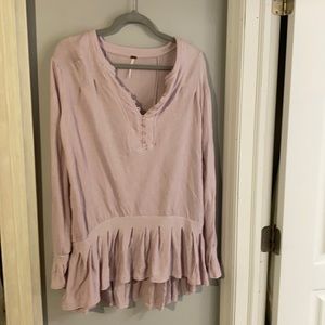 Free people pink top